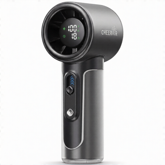 Portable 100-Speed Mini Fan – Quiet, Powerful & Rechargeable