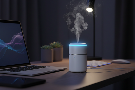Mini Air Humidifier USB Electric Aroma Diffuser for Bedroom & Office